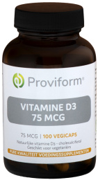 Natuurlijke vitamine D3 - 75mcg