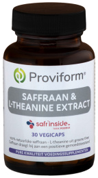 Saffraan 30 mg active & Theanine 100 mg extract