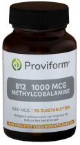Vitamine B12 1000 mcg Methylcobalamine - 90 Zuigtabletten